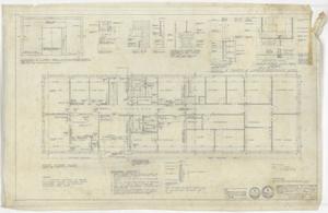 Superior Oil Office Building Addition, Midland, Texas: First Floor Plan