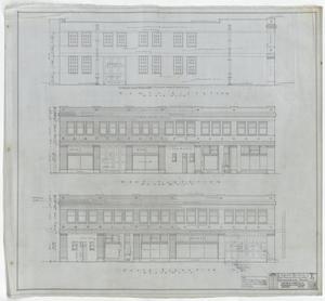 Primary view of object titled 'Boone & Blocker Garage, Breckenridge, Texas: Building Elevation Drawings'.