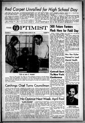 The Optimist (Abilene, Tex.), Vol. 50, No. 20, Ed. 1, Friday, March 22, 1963