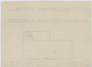 Primary view of object titled 'McClure Shop and Office Building, Abilene, Texas: Floor Plan & Elevation Renderings'.