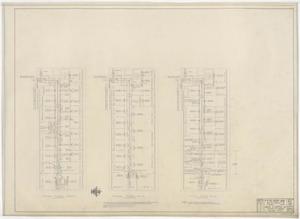 Cooley Office Building, Big Spring, Texas: Third, Fourth, & Fifth Floor Plans
