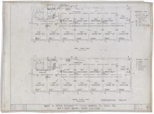Cisco Bank and Office Building, Cisco, Texas: Second & Third Floor Plans