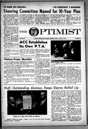 The Optimist (Abilene, Tex.), Vol. 50, No. 25, Ed. 1, Friday, April 26, 1963