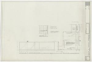 Primary view of object titled 'First National Bank Office, Abilene, Texas: Details of Wood Screen'.