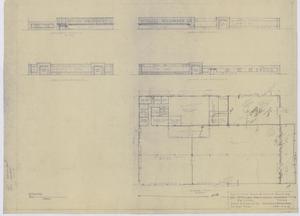 McClure Shop and Office Building, Abilene, Texas: Floor Plan & Elevation Drawings