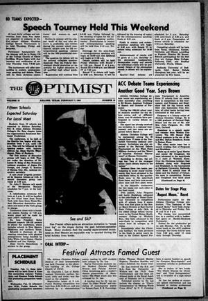 The Optimist (Abilene, Tex.), Vol. 51, No. 15, Ed. 1, Friday, February 7, 1964