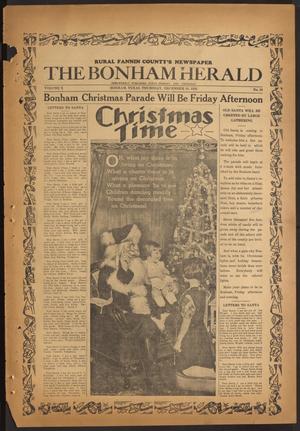 The Bonham Herald (Bonham, Tex.), Vol. 10, No. 30, Ed. 1 Thursday, December 10, 1936