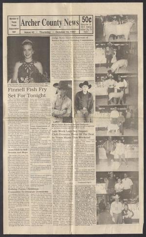 Primary view of object titled 'Archer County News (Archer City, Tex.), No. 42, Ed. 1 Thursday, October 16, 1997'.