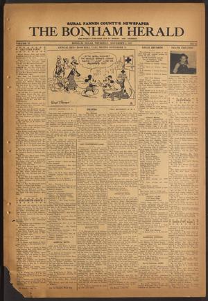The Bonham Herald (Bonham, Tex.), Vol. 11, No. 22, Ed. 1 Thursday, November 4, 1937