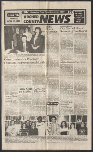 Archer County News (Archer City, Tex.), No. 16, Ed. 1 Thursday, April 17, 1997