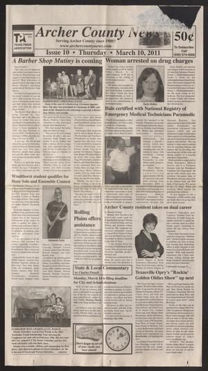 Archer County News (Archer City, Tex.), No. 10, Ed. 1 Thursday, March 10, 2011