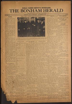 Primary view of object titled 'The Bonham Herald (Bonham, Tex.), Vol. 11, No. 38, Ed. 1 Thursday, December 30, 1937'.