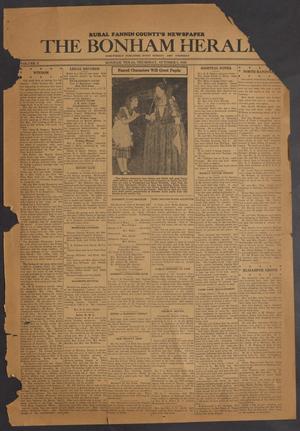 The Bonham Herald (Bonham, Tex.), Vol. 10, No. 12, Ed. 1 Thursday, October 8, 1936