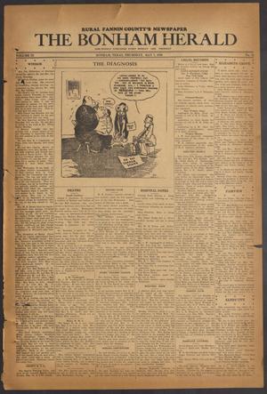 Primary view of object titled 'The Bonham Herald (Bonham, Tex.), Vol. 9, No. 72, Ed. 1 Thursday, May 7, 1936'.