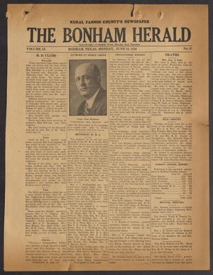 The Bonham Herald (Bonham, Tex.), Vol. 9, No. 87, Ed. 1 Monday, June 29, 1936