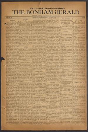 Primary view of object titled 'The Bonham Herald (Bonham, Tex.), Vol. 9, No. 86, Ed. 1 Thursday, June 25, 1936'.