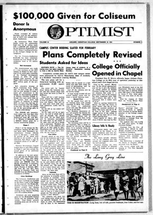 The Optimist (Abilene, Tex.), Vol. 53, No. 2, Ed. 1, Friday, September 10, 1965
