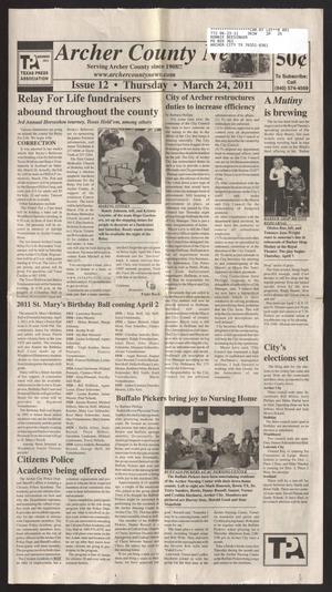 Archer County News (Archer City, Tex.), No. 12, Ed. 1 Thursday, March 24, 2011