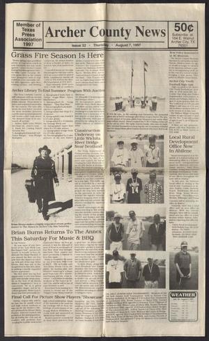 Archer County News (Archer City, Tex.), No. 32, Ed. 1 Thursday, August 7, 1997