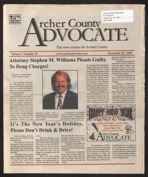 Archer County Advocate (Holliday, Tex.), Vol. 3, No. 38, Ed. 1 Thursday, December 29, 2005