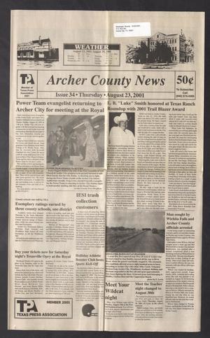 Archer County News (Archer City, Tex.), No. 34, Ed. 1 Thursday, August 23, 2001