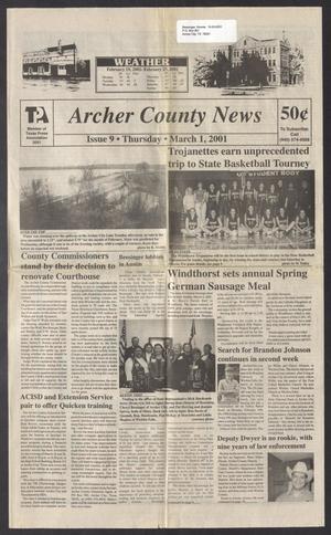 Archer County News (Archer City, Tex.), No. 9, Ed. 1 Thursday, March 1, 2001