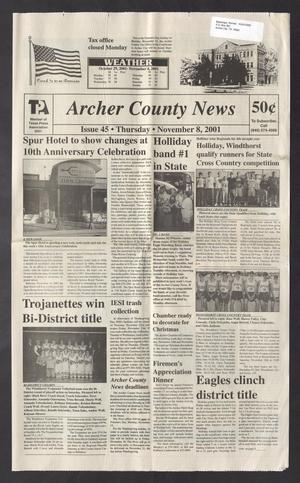 Archer County News (Archer City, Tex.), No. 45, Ed. 1 Thursday, November 8, 2001