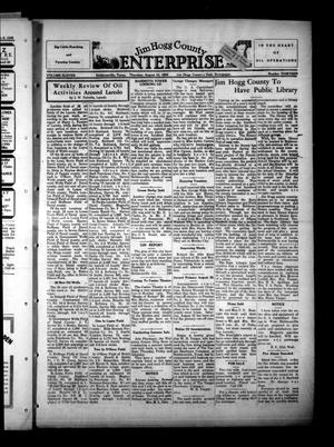 Jim Hogg County Enterprise (Hebbronville, Tex.), Vol. 11, No. 13, Ed. 1 Thursday, August 13, 1936