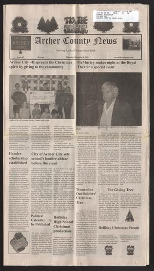 Archer County News (Archer City, Tex.), No. 49, Ed. 1 Thursday, December 8, 2011