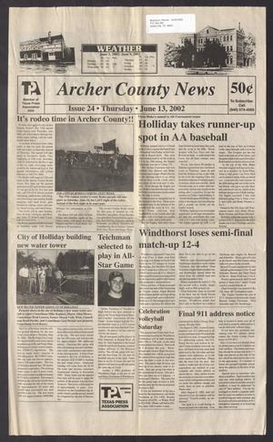 Primary view of object titled 'Archer County News (Archer City, Tex.), No. 24, Ed. 1 Thursday, June 13, 2002'.