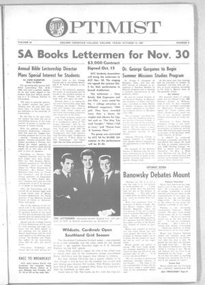 The Optimist (Abilene, Tex.), Vol. 55, No. 5, Ed. 1, Friday, October 13, 1967
