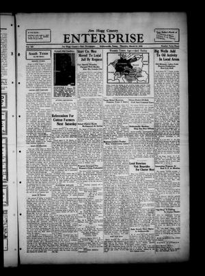 Primary view of object titled 'Jim Hogg County Enterprise (Hebbronville, Tex.), Vol. 12, No. 43, Ed. 1 Thursday, March 10, 1938'.