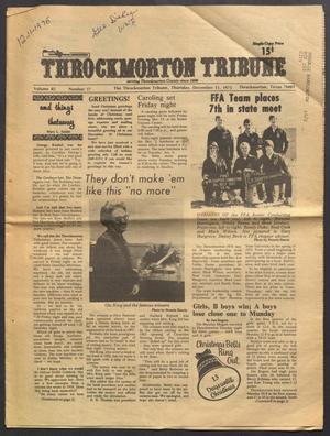 Primary view of object titled 'Throckmorton Tribune (Throckmorton, Tex.), Vol. 85, No. 17, Ed. 1 Thursday, December 11, 1975'.