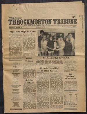 Throckmorton Tribune (Throckmorton, Tex.), Vol. 83, No. 34, Ed. 1 Thursday, April 4, 1974