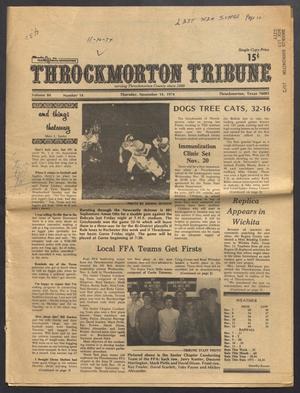 Throckmorton Tribune (Throckmorton, Tex.), Vol. 84, No. 14, Ed. 1 Thursday, November 14, 1974