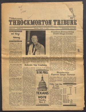 Throckmorton Tribune (Throckmorton, Tex.), Vol. 84, No. 12, Ed. 1 Thursday, October 31, 1974