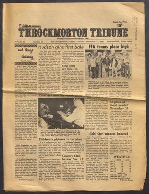 Primary view of object titled 'Throckmorton Tribune (Throckmorton, Tex.), Vol. 85, No. 13, Ed. 1 Thursday, November 13, 1975'.