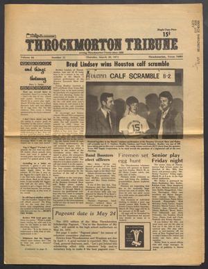 Primary view of object titled 'Throckmorton Tribune (Throckmorton, Tex.), Vol. 84, No. 32, Ed. 1 Thursday, March 20, 1975'.
