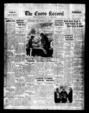 The Cuero Record (Cuero, Tex.), Vol. 38, No. 128, Ed. 1 Monday, May 30, 1932