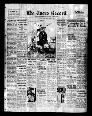 The Cuero Record (Cuero, Tex.), Vol. 38, No. 138, Ed. 1 Friday, June 10, 1932