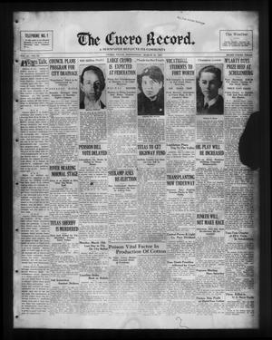 The Cuero Record. (Cuero, Tex.), Vol. 43, No. 59, Ed. 1 Wednesday, March 10, 1937