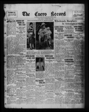 The Cuero Record (Cuero, Tex.), Vol. 43, No. 138, Ed. 1 Tuesday, June 8, 1937