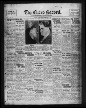 The Cuero Record. (Cuero, Tex.), Vol. 43, No. 43, Ed. 1 Friday, February 19, 1937