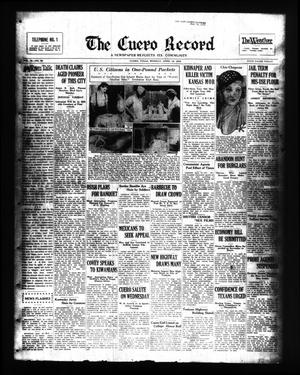 The Cuero Record (Cuero, Tex.), Vol. 38, No. 92, Ed. 1 Monday, April 18, 1932