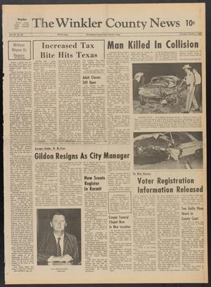 The Winkler County News (Kermit, Tex.), Vol. 33, No. 55, Ed. 1 Thursday, October 2, 1969
