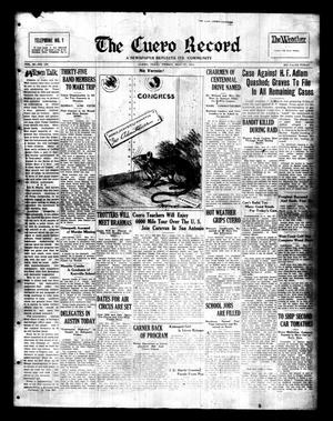 The Cuero Record (Cuero, Tex.), Vol. 38, No. 126, Ed. 1 Friday, May 27, 1932