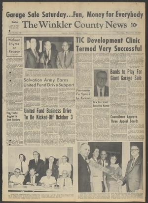 The Winkler County News (Kermit, Tex.), Vol. 31, No. 56, Ed. 1 Thursday, September 28, 1967