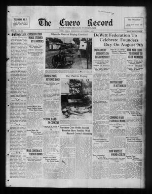 The Cuero Record (Cuero, Tex.), Vol. 43, No. 209, Ed. 1 Wednesday, September 1, 1937