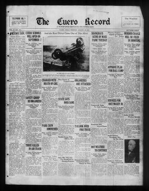 The Cuero Record (Cuero, Tex.), Vol. 43, No. 191, Ed. 1 Tuesday, August 10, 1937