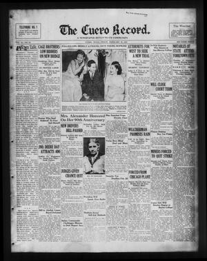 The Cuero Record. (Cuero, Tex.), Vol. 43, No. 49, Ed. 1 Friday, February 26, 1937